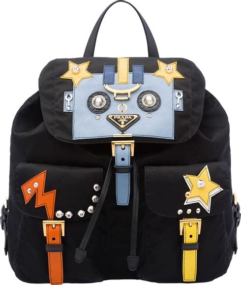 prada borsa robot poche|Cedar/primrose Robot Bag Charm .